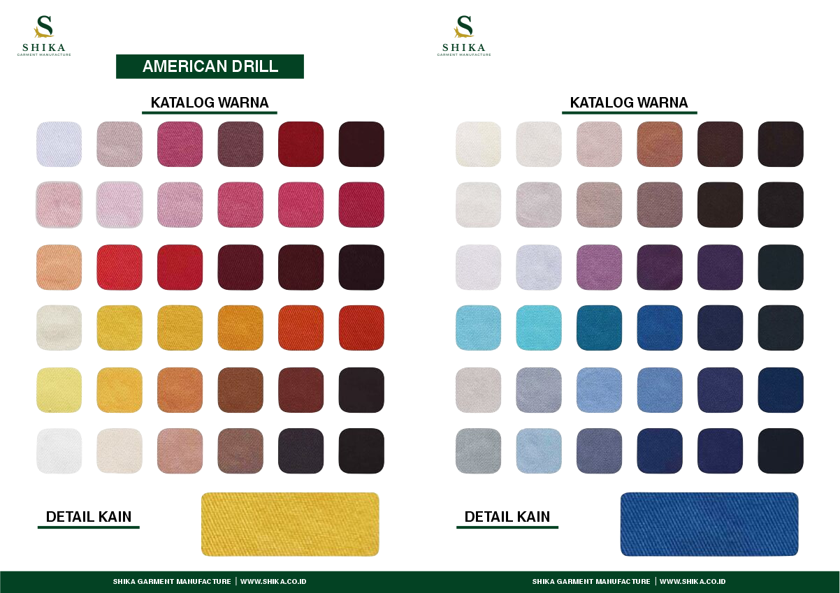 AMERICAN DRILL Shika Garment Manufacture