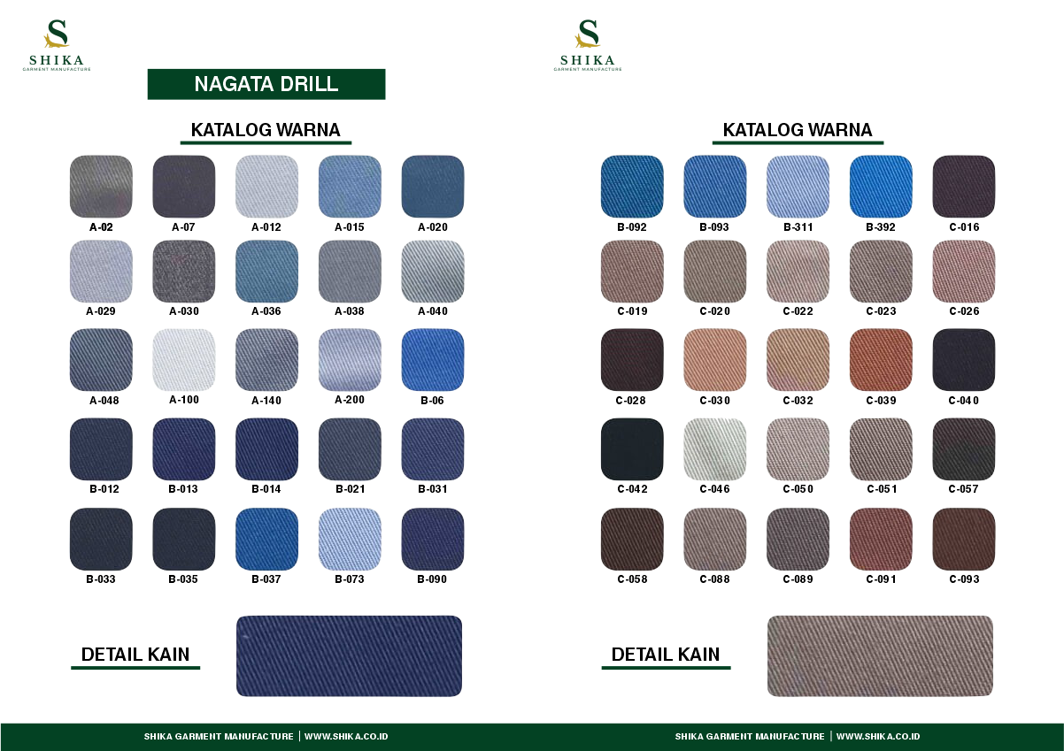 NAGATA DRILL Shika Garment Manufacture