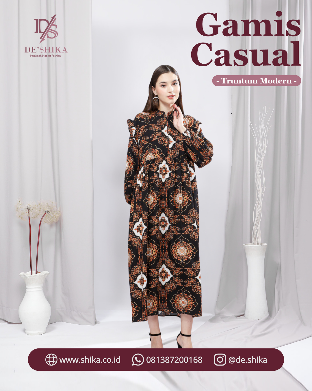 Warna Hitam Shika Garment Manufacture